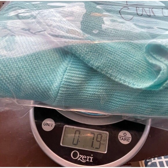 J Jill Linen Blend Cardigan Sweater Open Front Aqua Lightweight Size Large - Picture 10 of 10